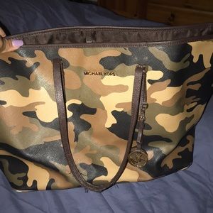 Camo MK tote